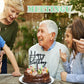 Happy Birthday Cake Topper Birthday Party - Happy Birthday Party Decoration(Black)
