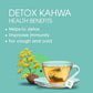 Teabox Enhanced Detox Green Tea | 100% Whole Leaf Green Tea With Ginger, Salt, Basil, Nutmeg, Pepper And Asafoetida | 0% Bitterness | 25 Tea Bags