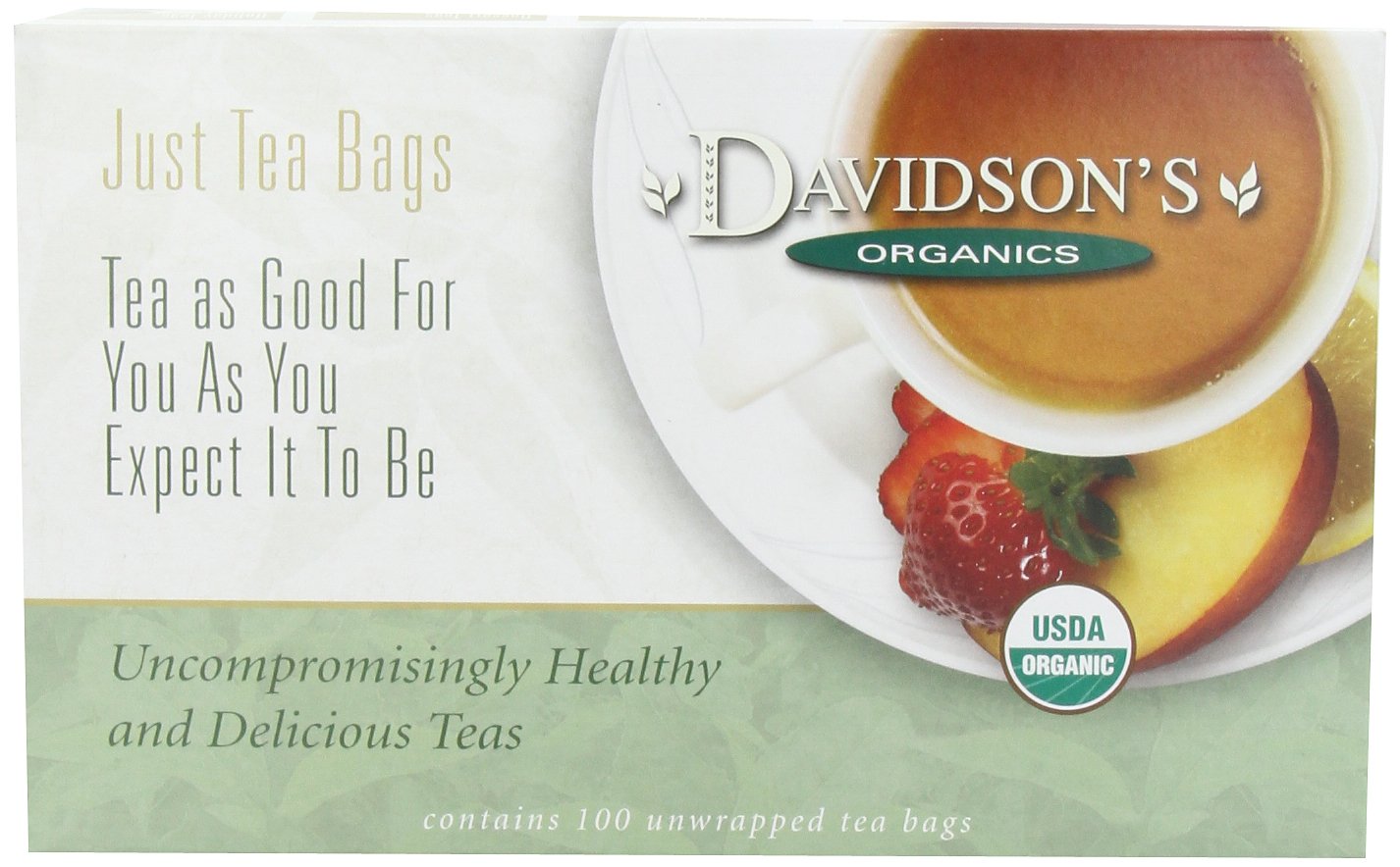 Davidson's Organics, Imperial Green, 100-count Unwrapped Tea Bags