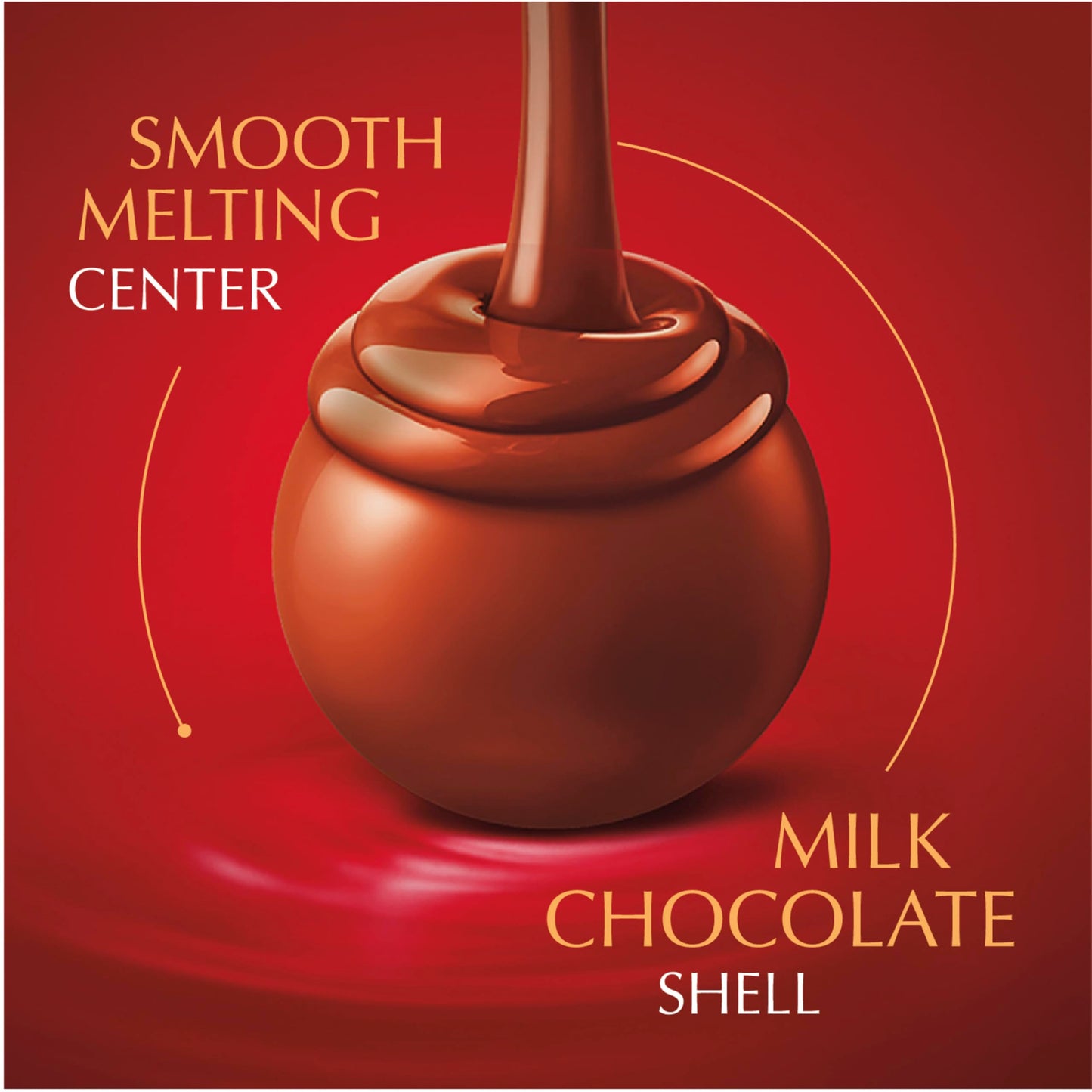 Lindt LINDOR Milk Chocolate Truffles Gift Box, 8.4 oz, Pack of 1