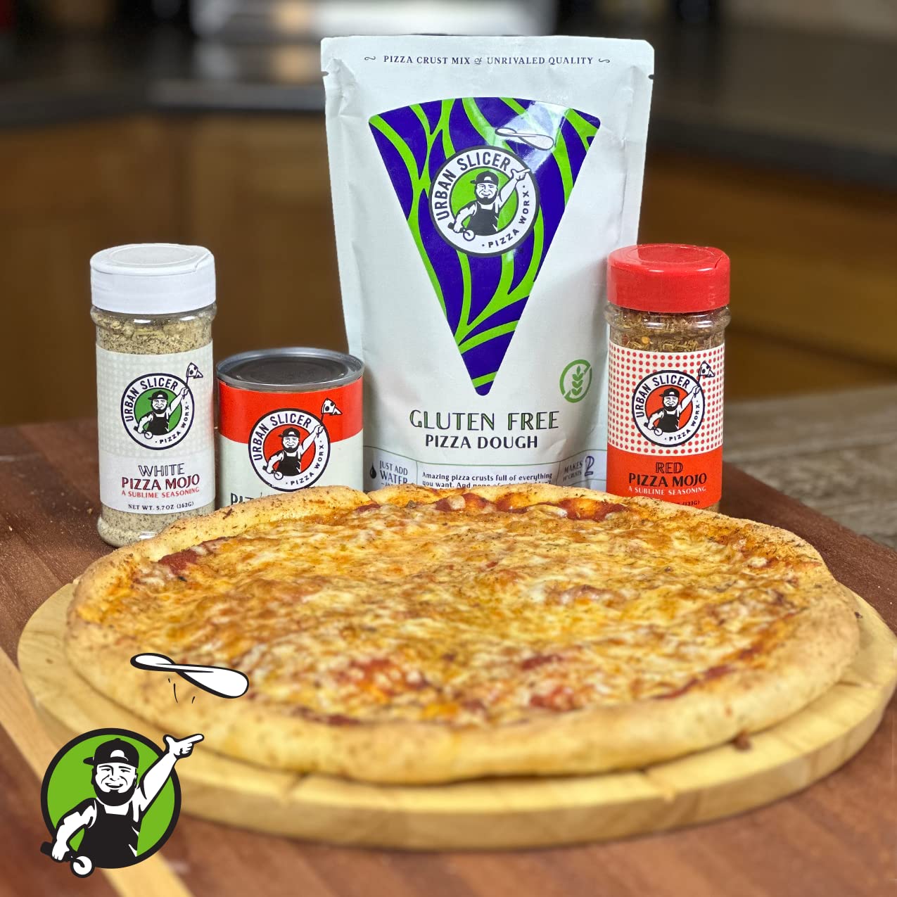 Urban Slicer Pizza Worx - Pizza Kit (Gluten Free)