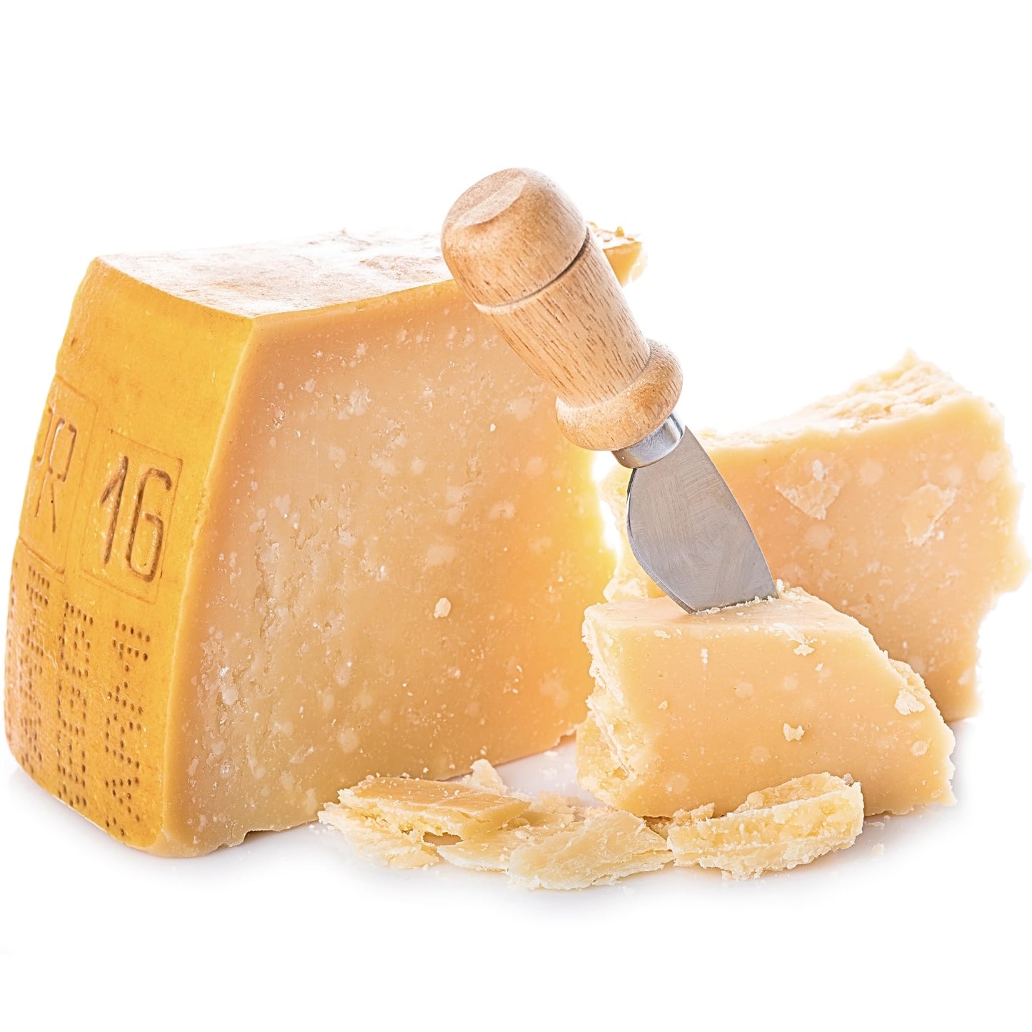 Latteria Soresina Parmigiano Reggiano Cheese, 24 Month Aged, 2 Pound Club Cut