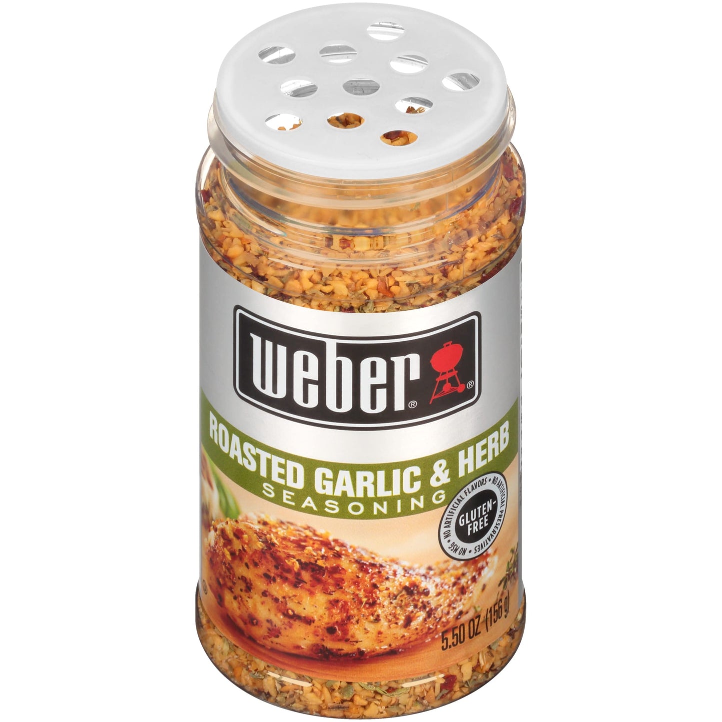 Weber Roasted Garlic & Herb Seasoning, 5.5 Ounce Shaker (Pack Of 2)