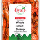 Byait Whole Dried Shrimp 5 Oz, Approx. 95 Pieces, Jumbo Dehydrated & Wild-Caught Shrimp for Snacks, Salads, Soups, Cooking & Ram
