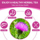 Tempoak Milk Thistle Tea Bags - 100% Pure Herbal Tea, Caffeine Free, Non-GMO, 60 Bags, 6.4 OZ