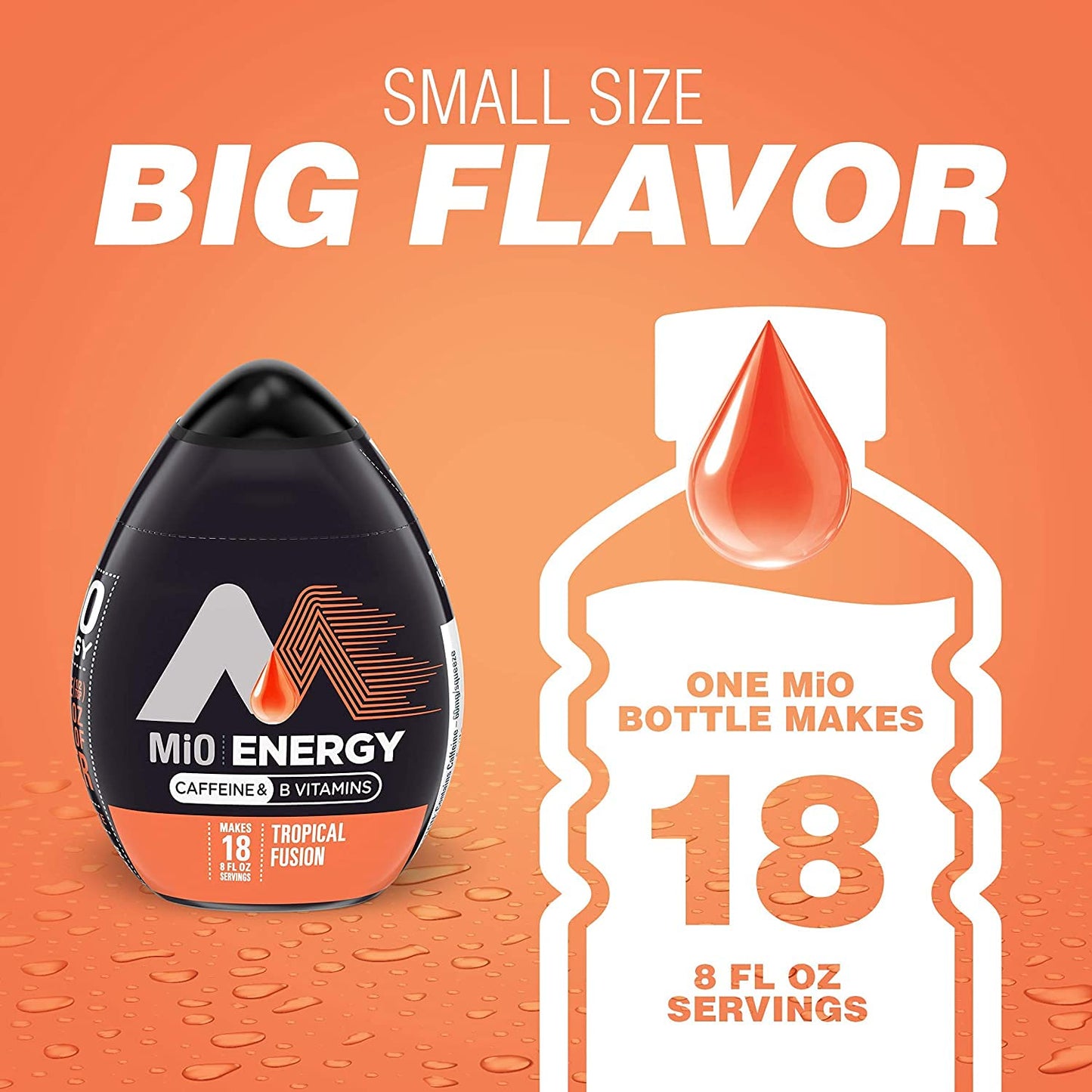 Mio Energy Liquid Water Enhancer, Tropical Fusion, 1.62 Fl Oz (Pack of 8)