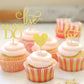 YCTHUNFISH Cupcake Toppers 24 Pack Gold Glitter Love Heart for Wedding Bridal Shower Birthday Cake Decorations