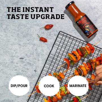 Naagin Smoky Bhoot Hot Chilli - Extra Spicy Sauce (230Gm) + Kantha Hot Chilli Medium Spicy Sauce (230Gm), (Pack Of Two)