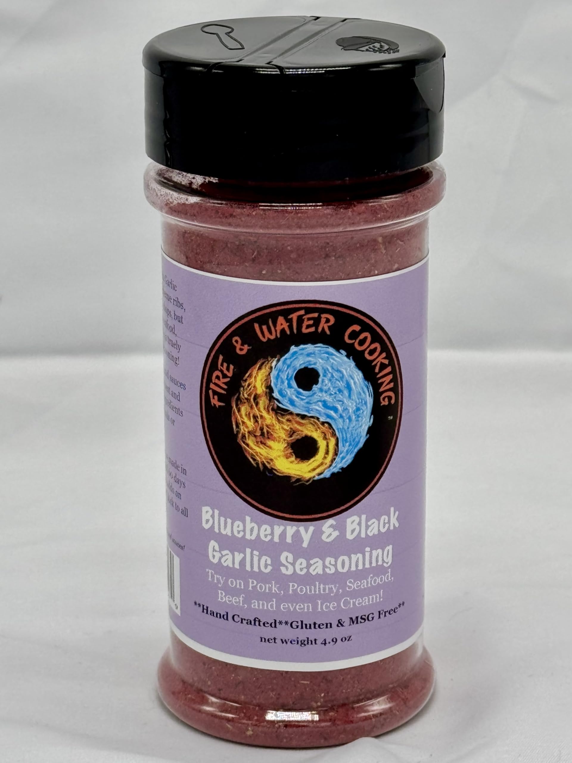 Fire & Water Cooking Blueberry and Black Garlic Seasoning