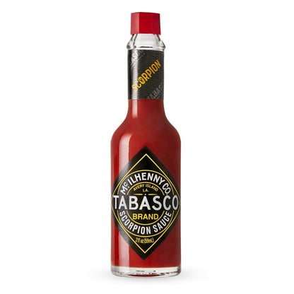 TABASCO Brand Scorpion Sauce, Fiery & Intense Hot Sauce, Glass Bottle, Bold & Hot, Scorpion Pepper, Guava & Pineapple Blend, Gre