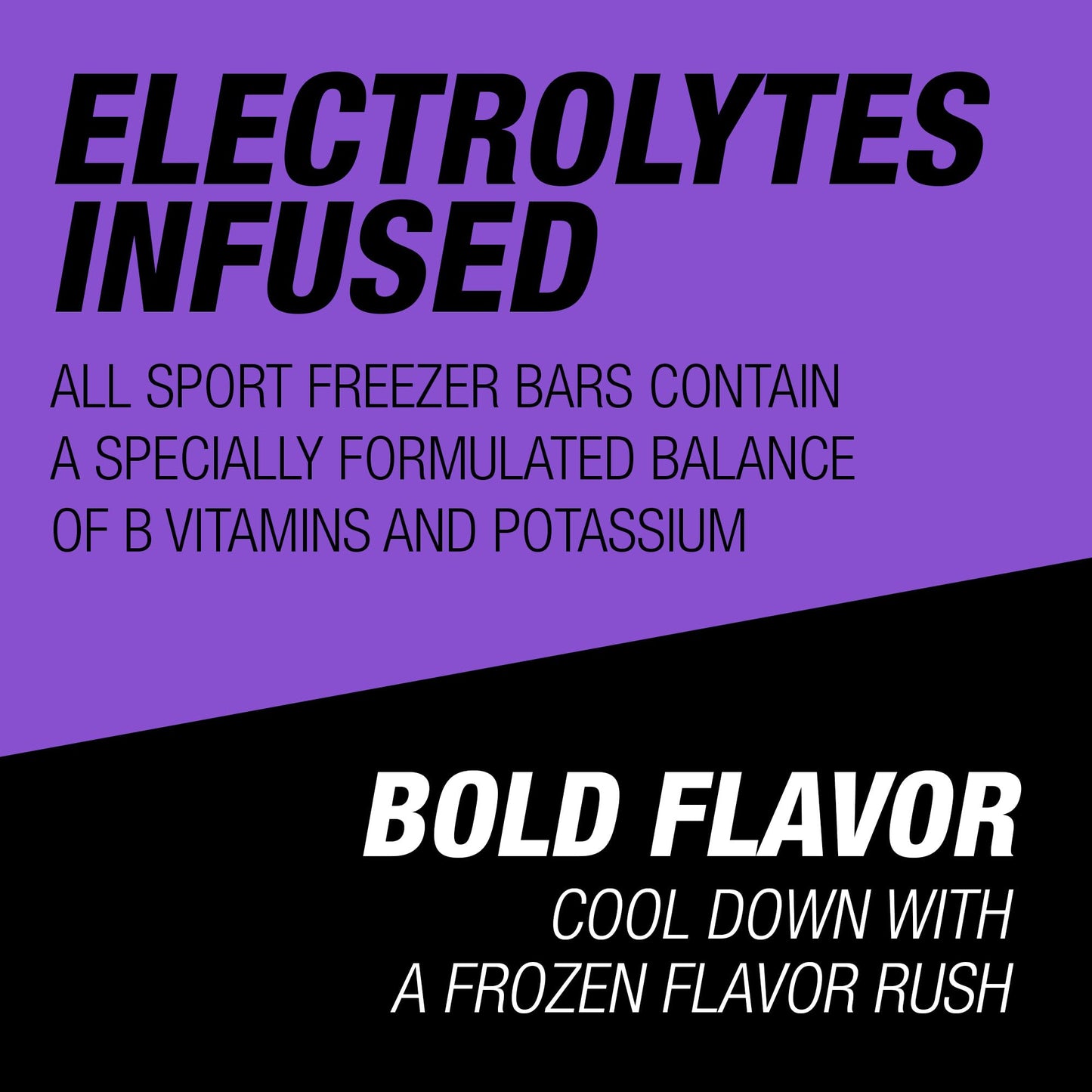 All Sport Freezer Pops, Giant Sized 3Oz, 144 Ct, Refreshing Ice Pops With Electrolytes, B Vitamins & Potassium -Blue Raz Ice, Le