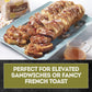 Natures Own Perfectly Crafted Brioche Style Bread, Thick Sliced Non-GMO Brioche Bread, 22 oz Loaf