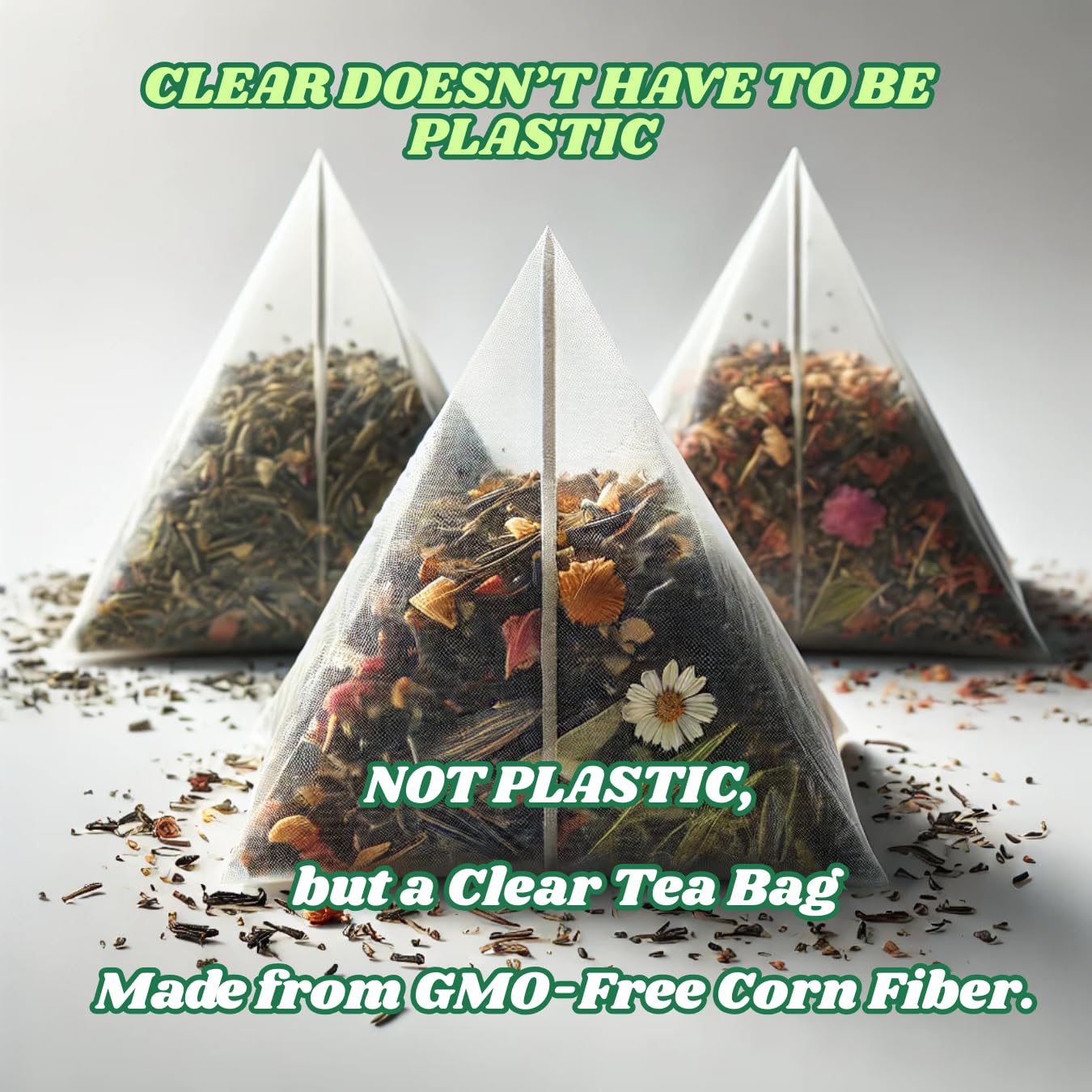 Tozzy Organic Chamomile Tea - 100 Count  Plant-Based Pyramid Tea Bags