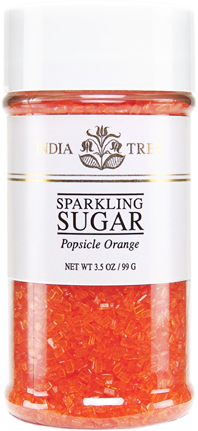 Nature's Colors, Orange , Sugar Sprinkles for Baking and Decorating, Small , 3.5 Oz Jar (Pack of 1)