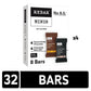 RXBAR Minis Protein Bars, 6g Protein, Gluten Free Snacks, Variety Pack (4 Boxes, 32 Count)