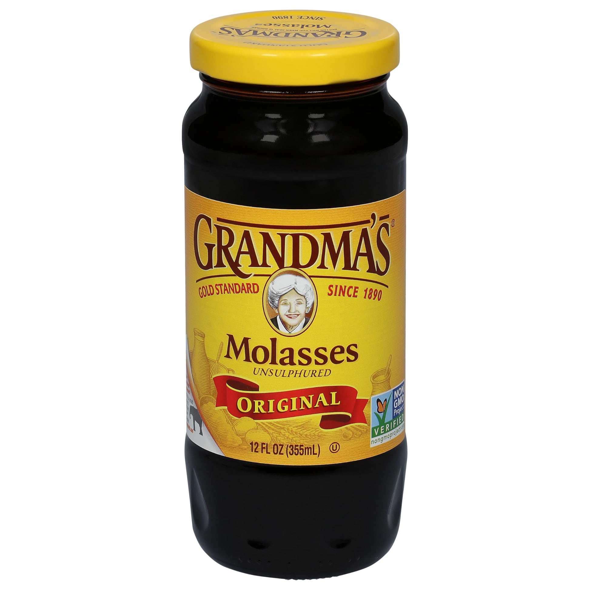 Grandmas Unsulphured Molasses, Original, 12 Ounce