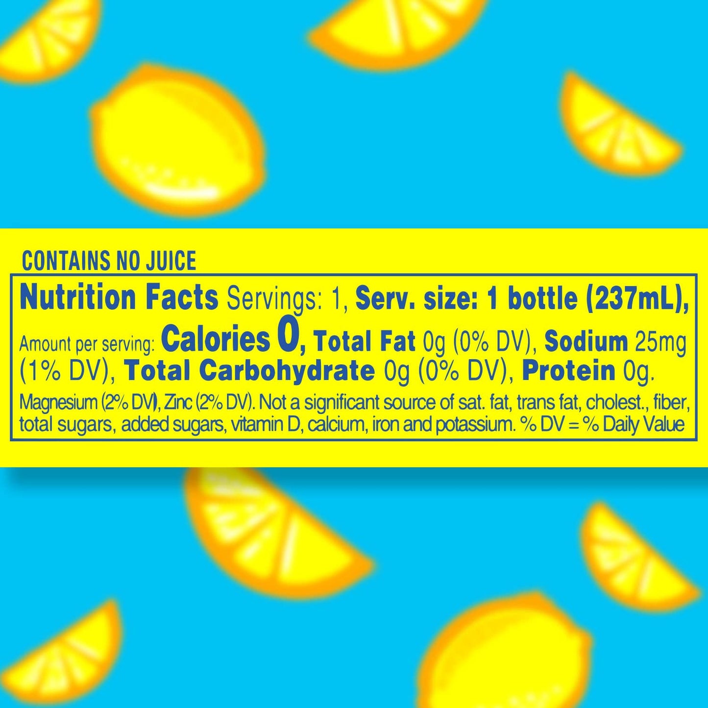 Splash Refresher, Lemon Flavor Water Beverage, 8 Fl Oz Plastic Bottles (24 Count)