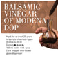 LA SECCHIA Balsamic Vinegar of Modena, Aged 25 Years, 100 ml Bottle, Gift Box, Blown Glass Dispenser, Extra Vecchio