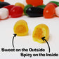 Ass Kickin Hot And Spicy Jellybeans With Habanero Pepper - 9 Oz Resealable Jar - Great For Easter Candy Or A Spicy Food Challeng
