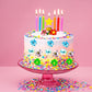 KSINWCOI Edible Flower Wafer Paper Cake Toppers 120pcs Rice Paper for Baking Birthday Party Decorations