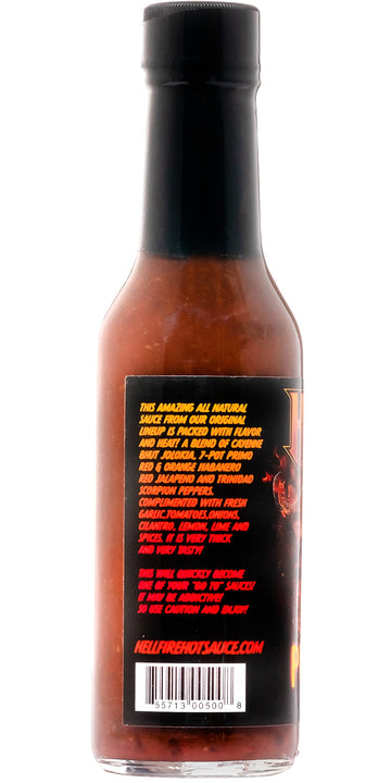 Hellfire Pure Hell Hot Sauce, 7 Pepper Blend, Gourmet, Multi Award-Winning, Amazingly Hot And Flavorful Sauce, 5 Oz.,