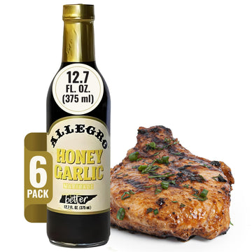 Allegro - The Marinate Everything Marinades | Perfect Marinades For Meat & Veggies | Marinade For Grilling  Roasting & Cooking | Versatile  Flavorful & Easy To Use | 12.7 Oz (Pack Of 6) - Honey Garlic