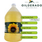 Oilderado Sunflower Oil, Naturally Expeller Pressed, Non-GMO Certified, Sunflower Cooking Oil, High-Heat Cooking, Great for Dres