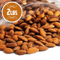 TIVOZY Roasted Unsalted Almonds, 2lb Resealable Bag, Vegan, Gluten-Free, Low Calories, Healthy Keto Snack
