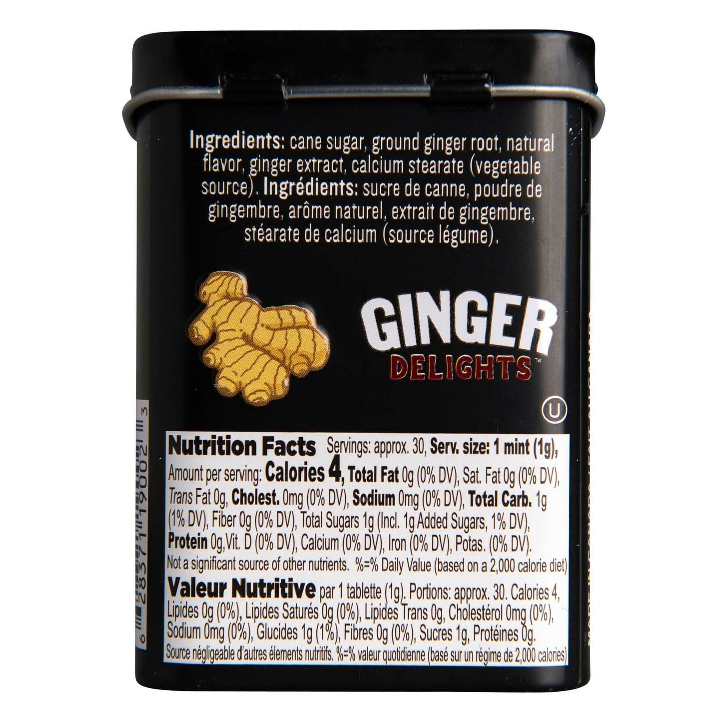 Ginger Delights Spicy Chai Candy | Genuine Ground Ginger Root, Natural Flavors | Kosher Certified, Vegan, Gluten Free | Aspartam