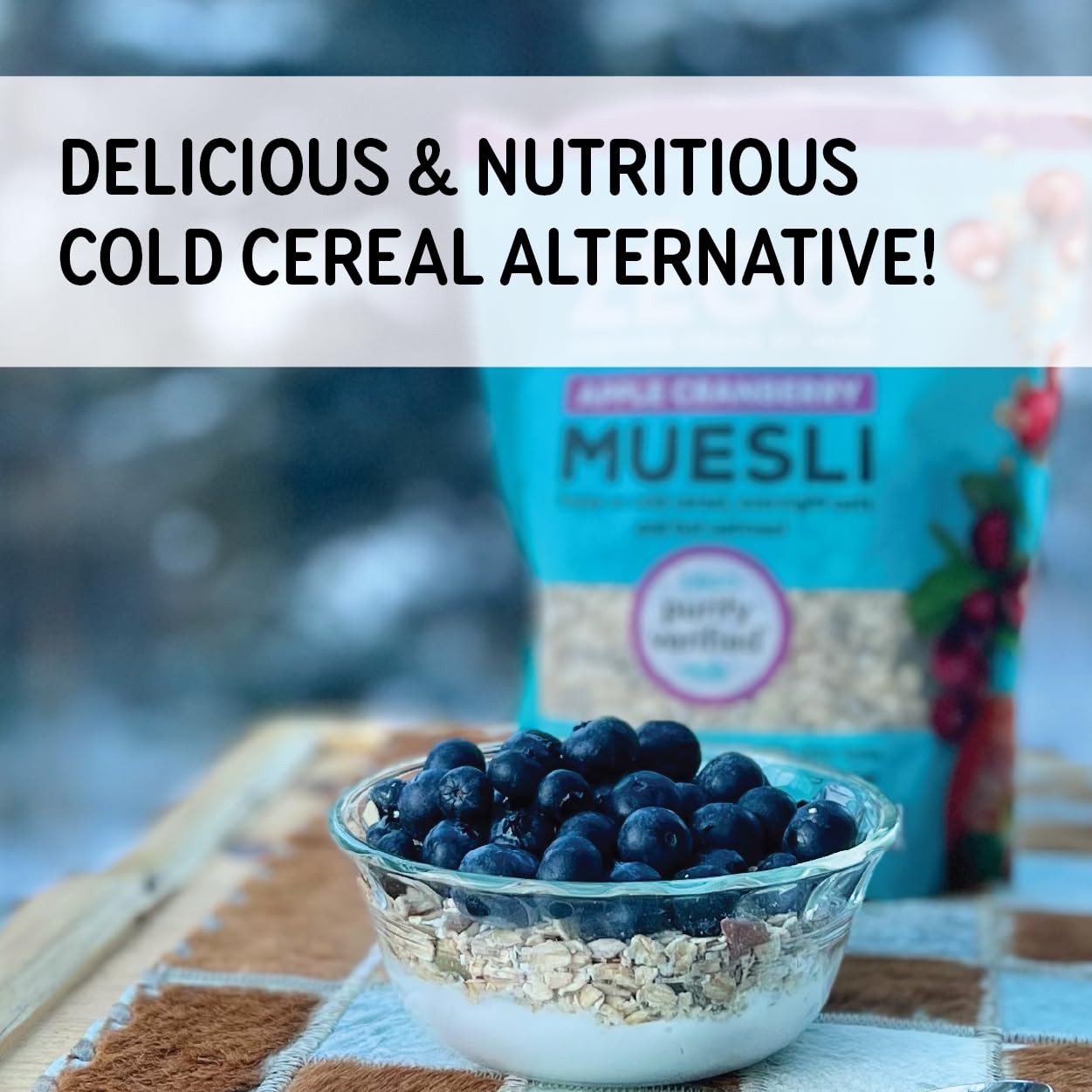 ZEGO Foods Organic, Superfood Oatmeal & Muesli, Certified Gluten Free (Cinnamon Twist) 13oz