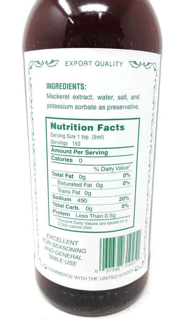 Rufina Patis Fish Sauce - 25 Oz.