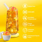 J Way Instant Passionfruit Pineapple Green Tea Kit With Authentic Fruity Colorful Tapioca Boba, Ready In Under One Minute, Paper
