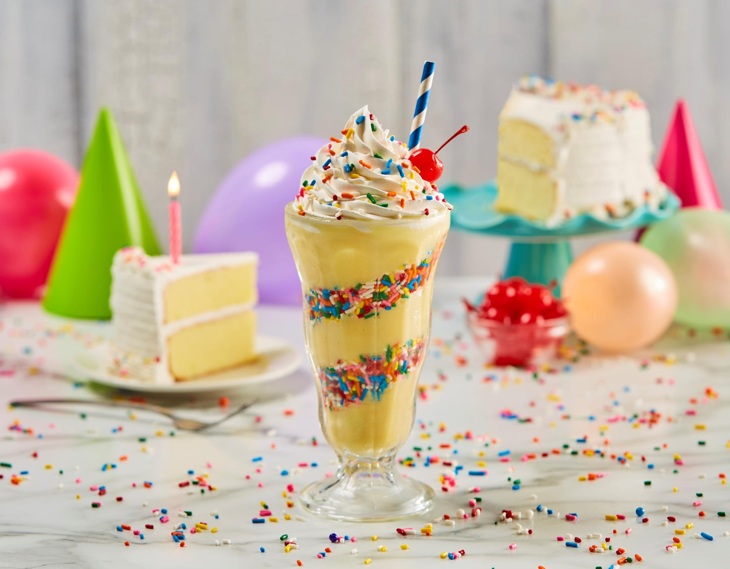 Frostline Birthday Cake Soft Serve Ice Cream Mix, Lactose & Gluten Free - Just Add Water, Dairy, Or Dairy Free Alternative, Use