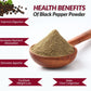 Himalayan Chef Organic Black Pepper Powder - 6.17Oz (175g), Free from Artificial Colors & Additives, Non GMO & Kosher Certified,