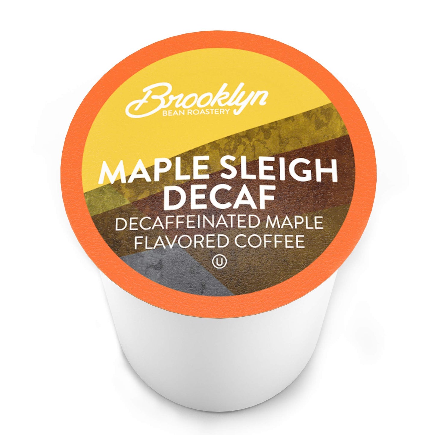 Brooklyn Beans Coffee Pods, Decaf Maple Sleigh, 40 Count, Compatible with K Cup malt-inspired, Model BB MSD40