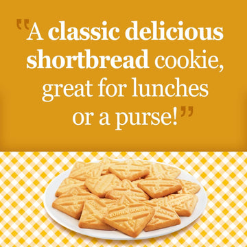 Generic Shortbread Cookies Gourmet Butter  , Individually Wrapped, 30 Bags (6 Cookies/Pack), Golden, Ideal for Gifts and Parties