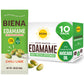 Biena Crispy Roasted Edamame Beans Snack - High Protein Low Carb Snack for Adults & Kids, 12g Protein per Serving - Made w/Avoca