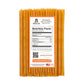 The Honey Jar Peach Flavored Raw Honey Sticks - 50 Count Pack - Pure Honey Straws for Tea and Coffee