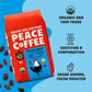 Peace Coffee French Roast (Peru Origin), Organic Fair Trade Dark Roast Coffee, Whole Bean 20 Oz. Bag