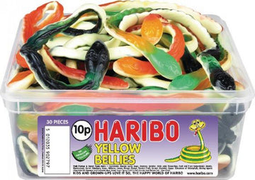 Haribo Yellow Bellies 24Pcs Tub 768G (Pack Of 1)
