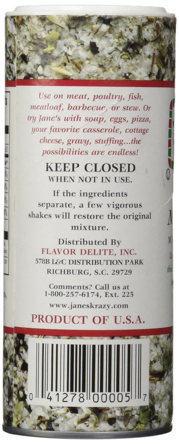 Jane'S Krazy Mixed Up Salt, 4 Ounce