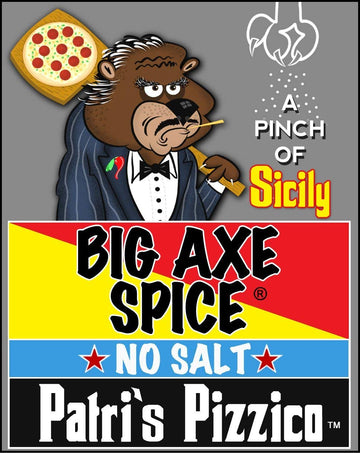 Big Axe Spice Patri'S Pizzico (''Father'S Pinch'') Sicilian - Sodium Free Herb Seasoning - Salt Free, Sugar Free, Preservative F