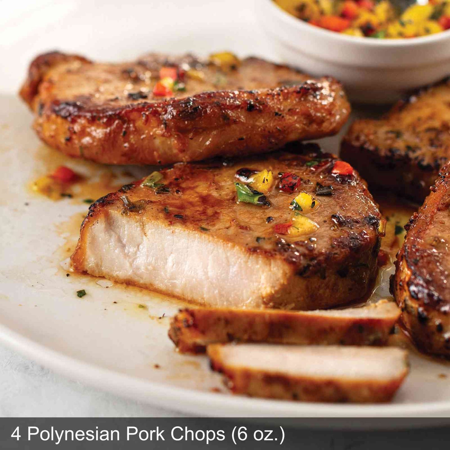 Omaha Steaks Best-Sellers (4 Top Sirloins, 4X Polynesian Pork Chops, 4 Chicken Breasts, 1Lb. Triple-Trimmed Tenderloin Tips, 4 F