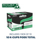 Lavazza Classico Decaf Single-Serve Coffee K-Cups For Keurig Brewer, Medium Roast, 10 Count Box ,Rich And Full-Bodied Flavor Del