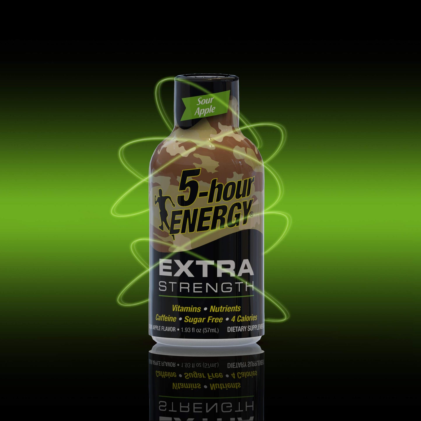 5-hour ENERGY Extra Strength Sour Apple Shot - 72 Pack of 2 Oz Bottles