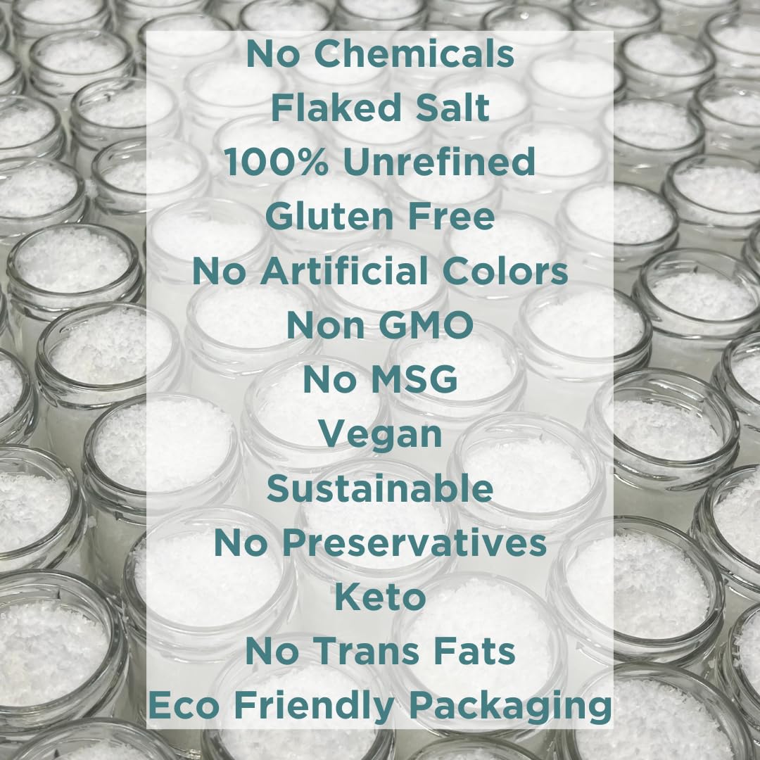 Florida Pure Sea Salt - Natural Unrefined 80+ Minerals - 4 oz Jar