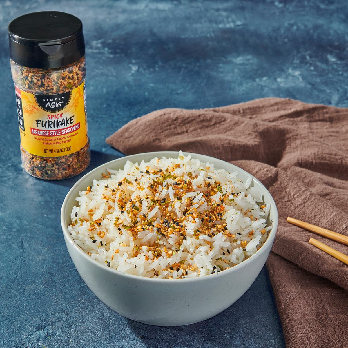 Simply Asia Spicy Furikake Japanese Style Seasoning  4.58 oz