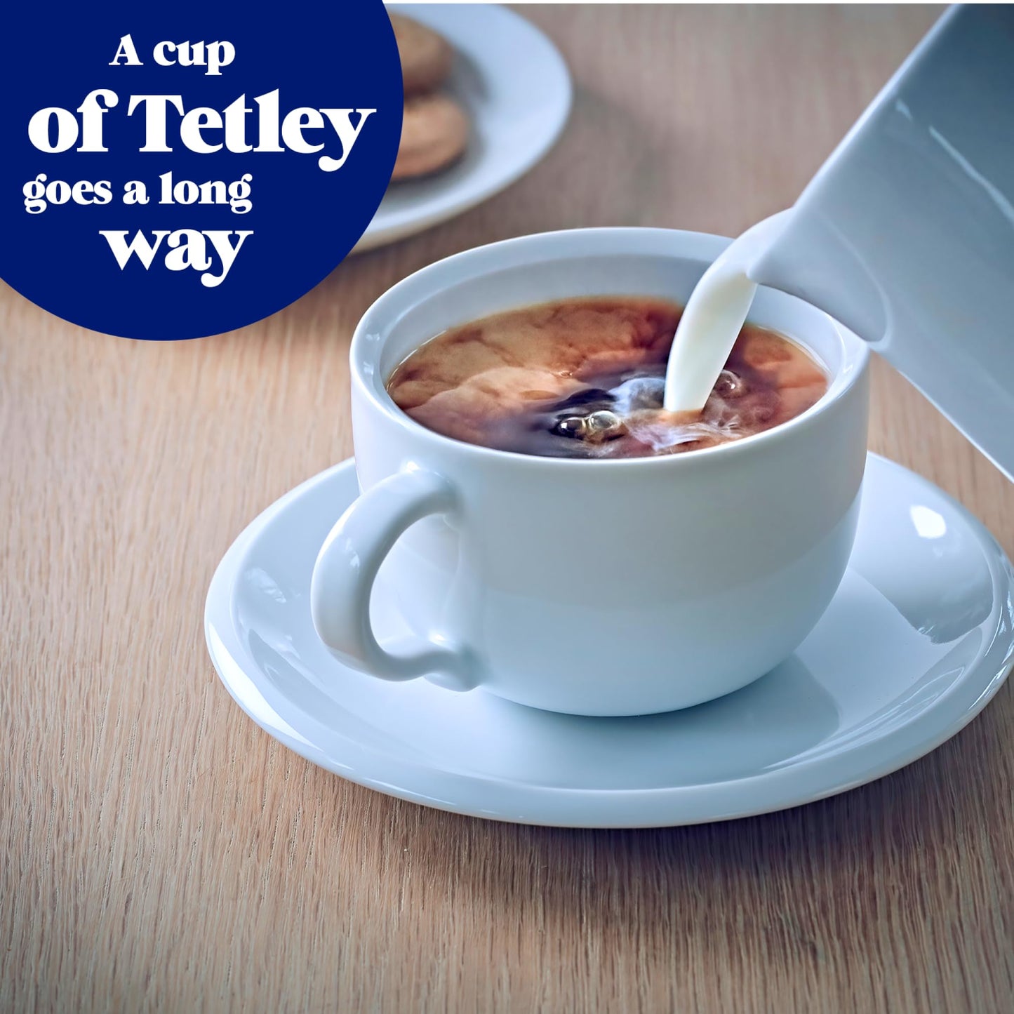 Tetley Decaf 80 Teabags 250 G (Pack Of 6, Total 480 Teabags)