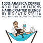 Stella Blue Fresh Ground Coffee Positive Vibes Blend 100% Arabica Light Roast 12 Ounce Bag