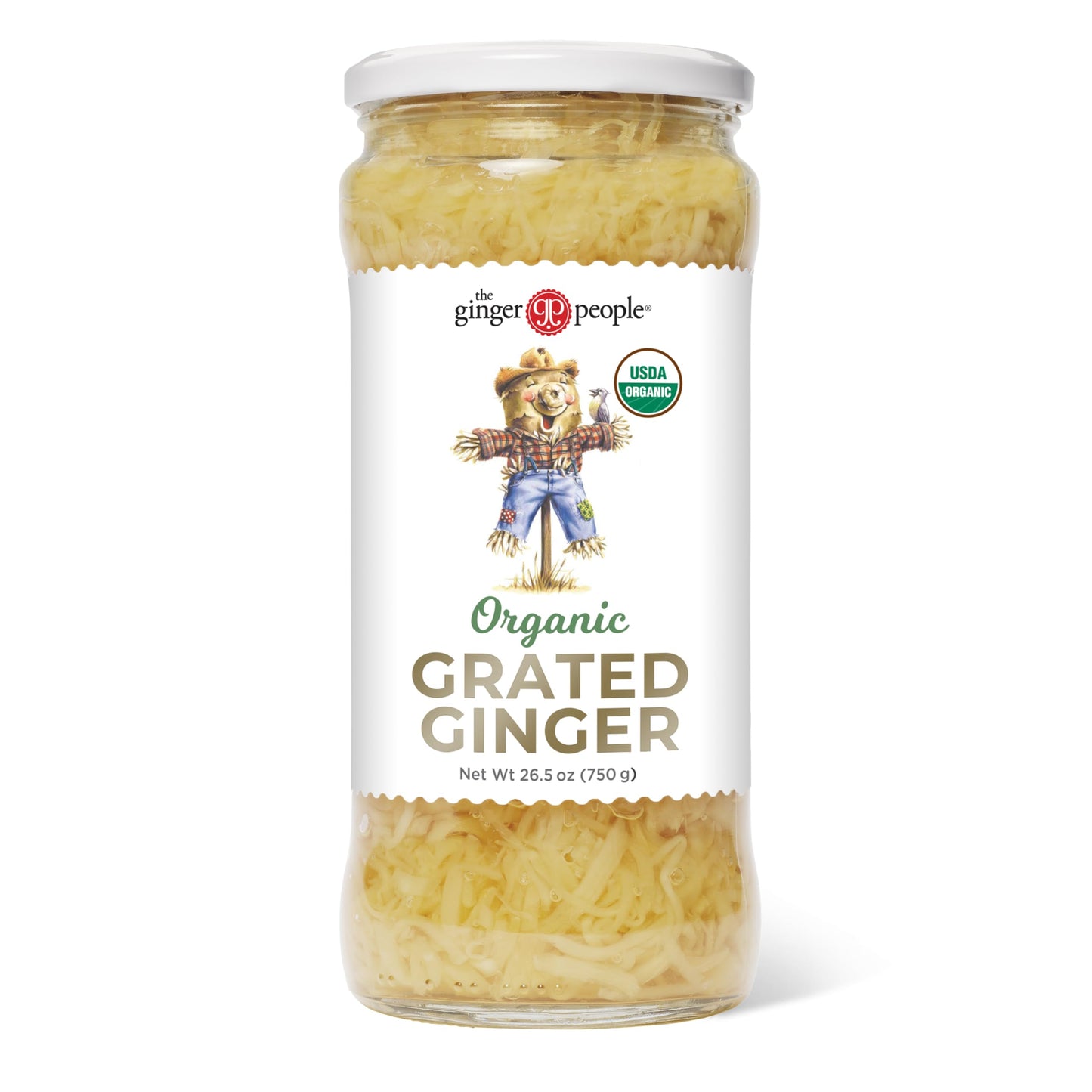 The Ginger People Organic Grated Ginger, No Artificial Ingredients, 26.5 oz (Pack of 1)
